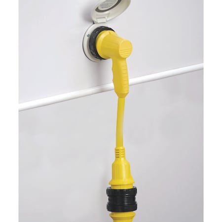 Parkpower By Marinco 50Amp Right Angle RV Adapter 1RPC50RV